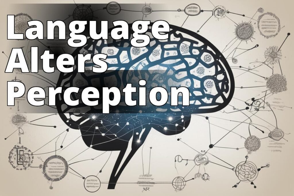 An abstract representation of interconnected neural networks in the brain with various languages and