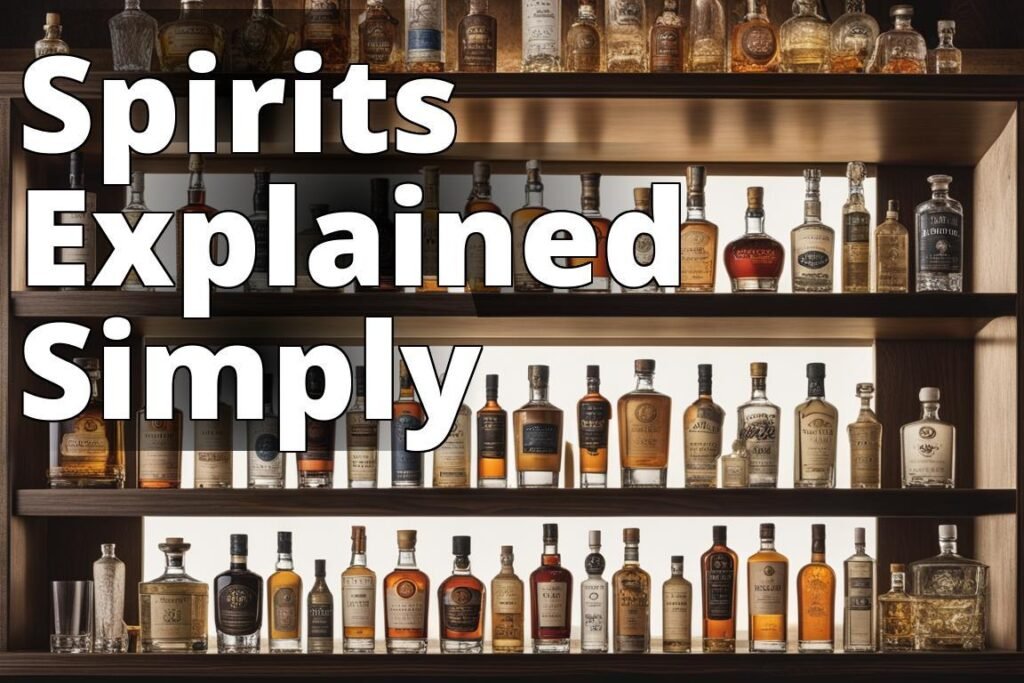 An image of a variety of spirits bottles displayed on a bar shelf