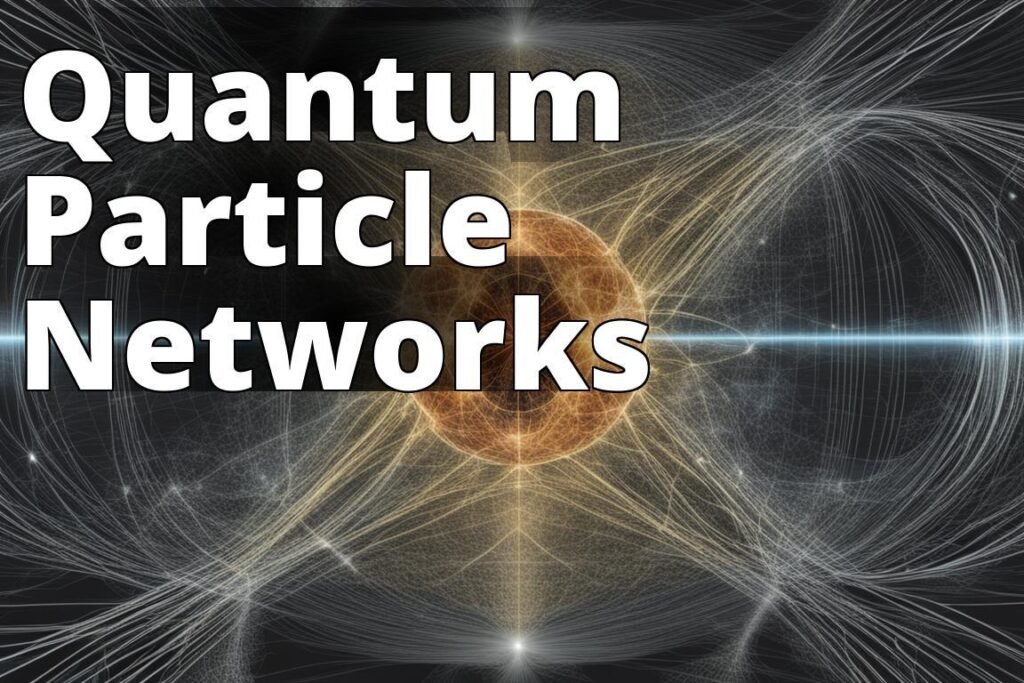 An image showing a digital representation of interconnected quantum particles to visually represent