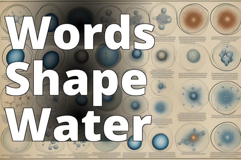 The Japanese Experiment That Showed How Words Affect Water